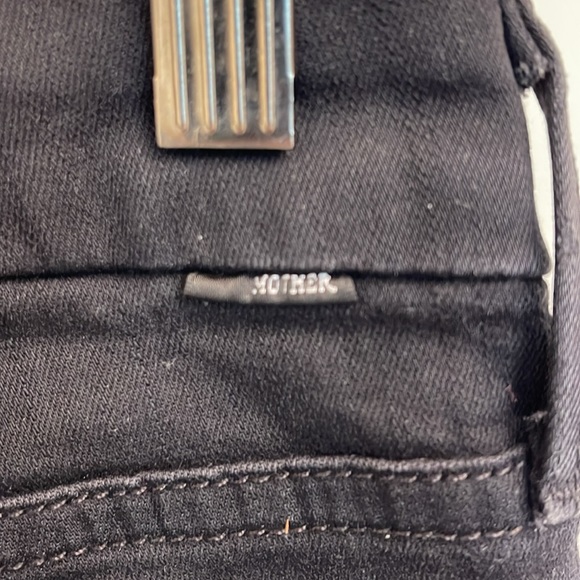EUC Mother black skinny cropped skinny jeans 25 - Picture 11 of 16